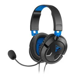 Turtle Beach Recon 50P Stereo Gaming Headset for PlayStation 4/5 - Black: Lightweight Wired Design