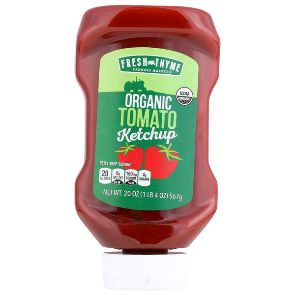 slide 1 of 1, Fresh Thyme Organic Ketchup, 1 ct