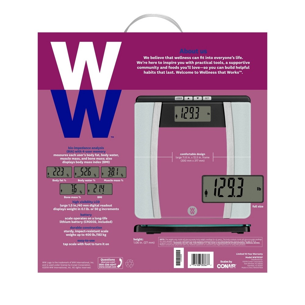 Body Analysis Glass Scale