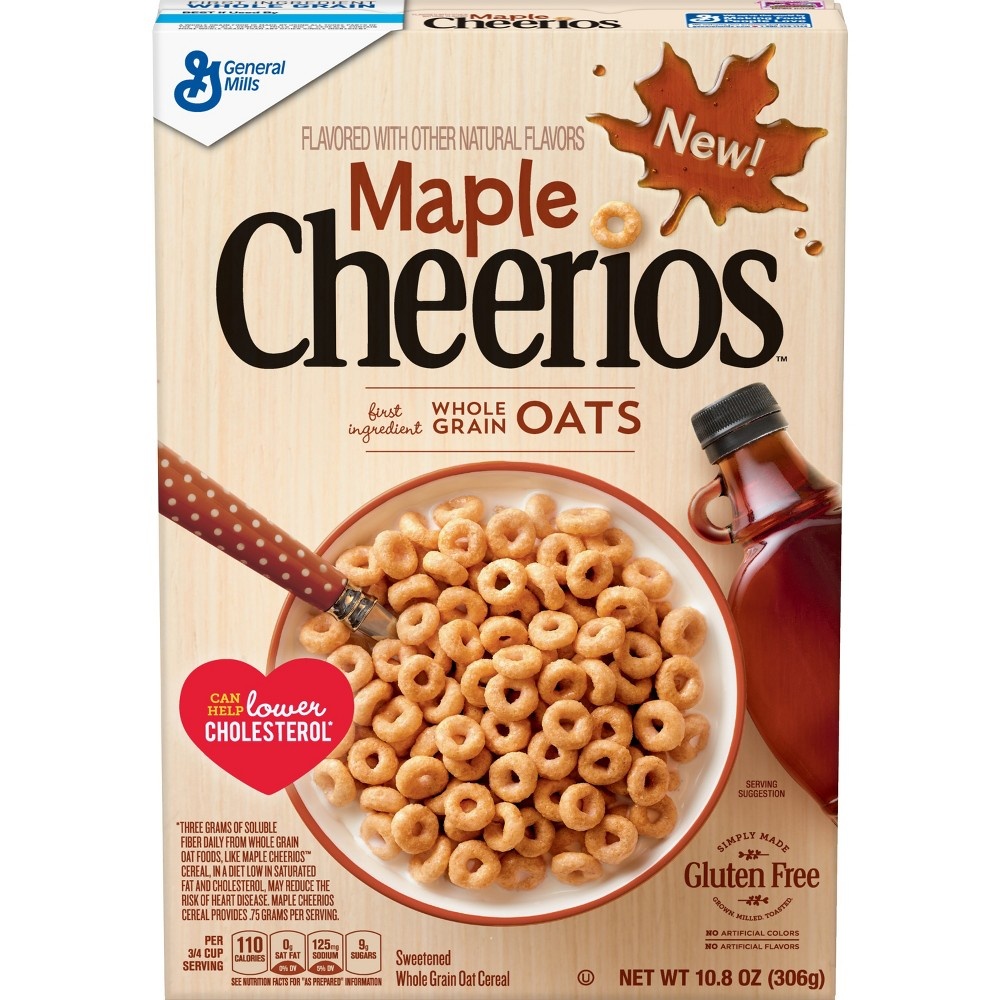 slide 4 of 8, Cheerios Maple Cheerios, 10.8 oz