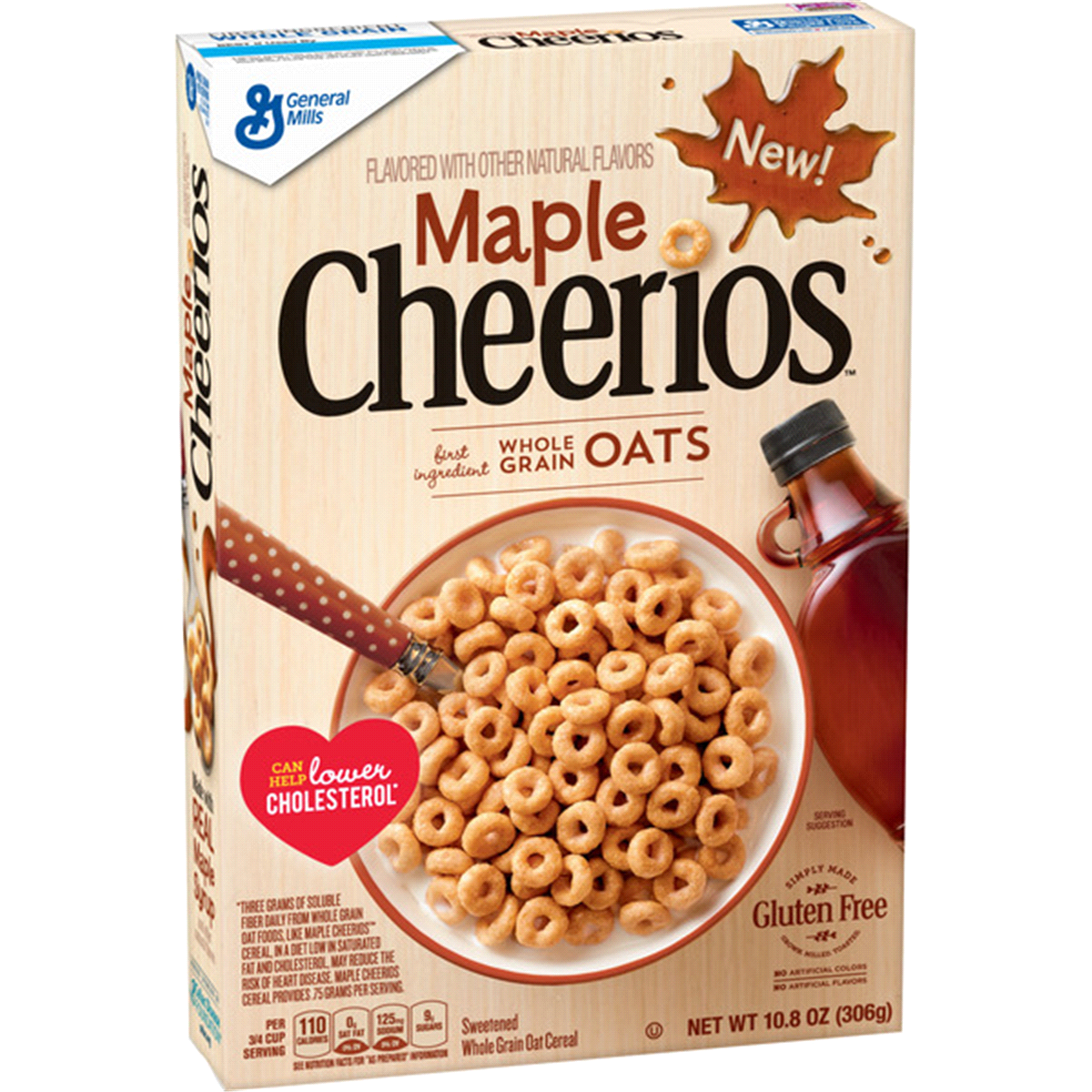 slide 5 of 8, Cheerios Maple Cheerios, 10.8 oz