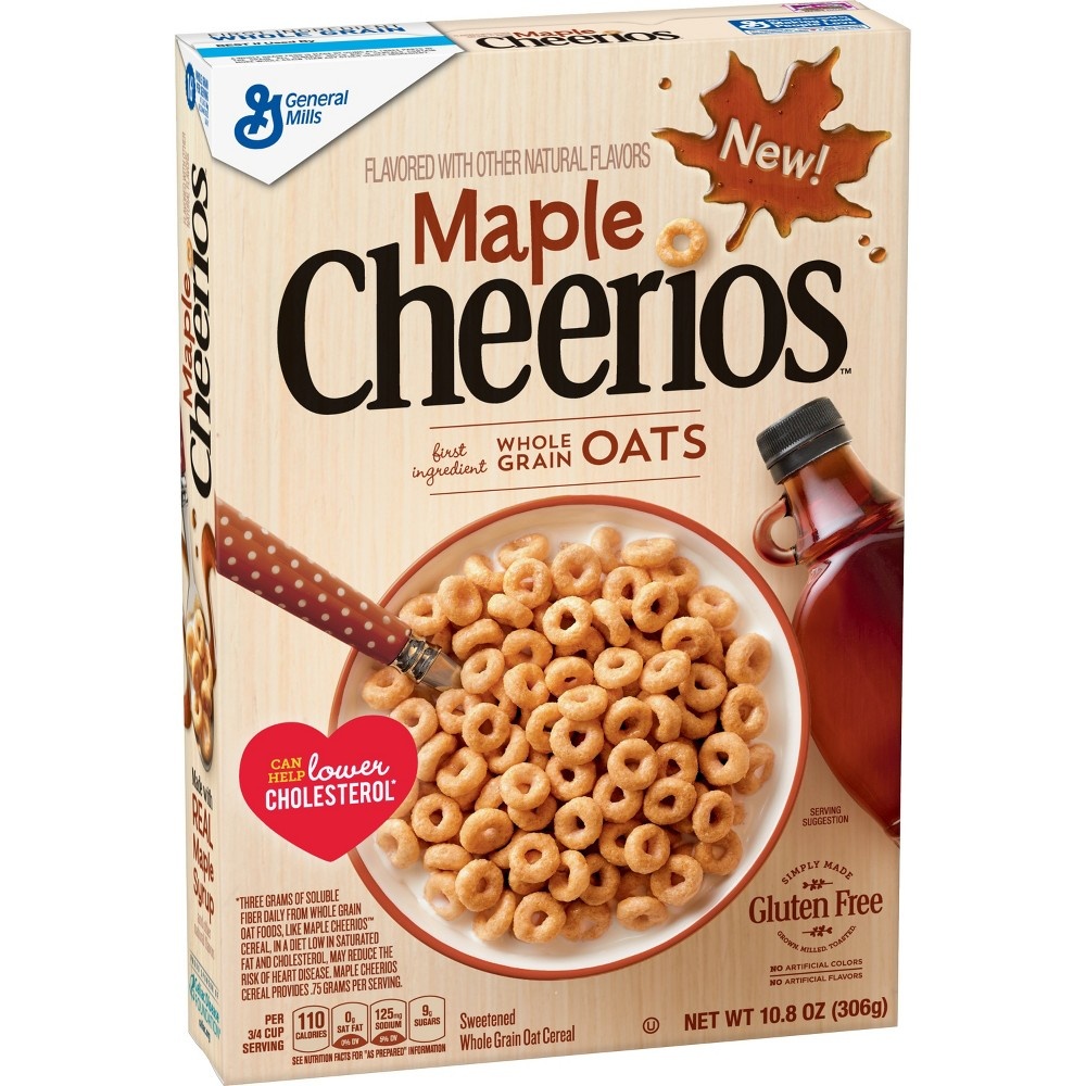 slide 8 of 8, Cheerios Maple Cheerios, 10.8 oz