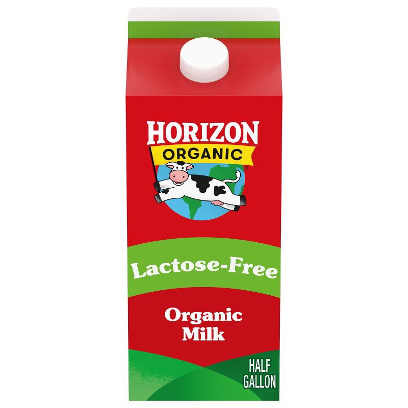 slide 1 of 7, Horizon Organic Whole Lactose-Free Milk - 0.5gal, 1/2 gal