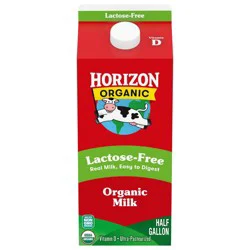 Horizon Organic Whole Lactose-Free Milk - 0.5gal