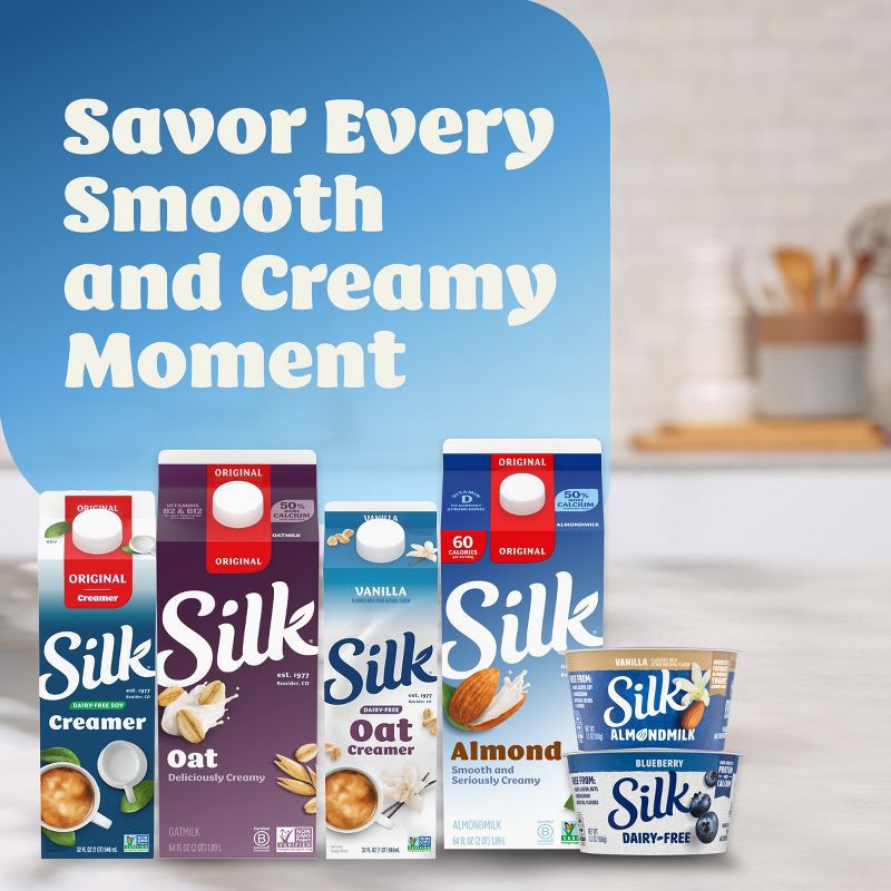 slide 5 of 10, Silk Vanilla Soy Creamer - 32 fl oz (1qt), 32 fl oz, 1 qt