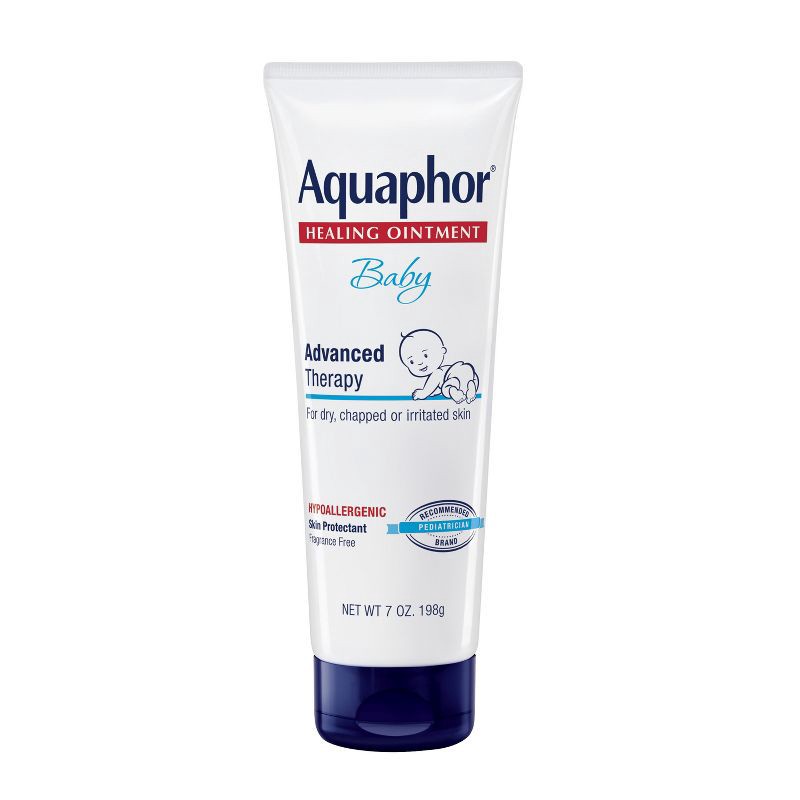 slide 15 of 15, Aquaphor Baby Healing Ointment Advanced Therapy Skin Protectant - Dry Skin and Diaper Rash Ointment - 7oz, 7 oz