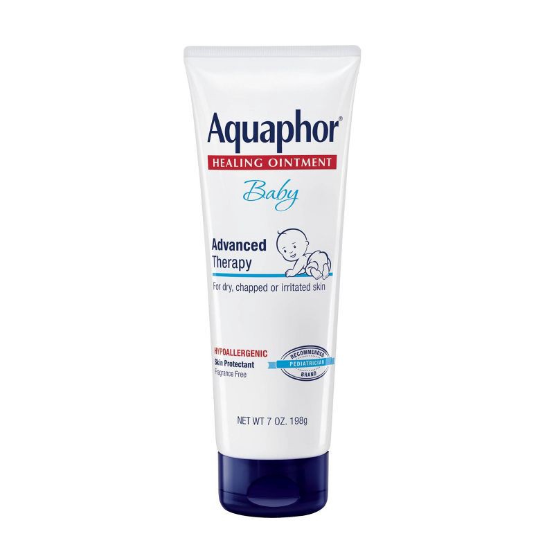 slide 1 of 15, Aquaphor Baby Healing Ointment Advanced Therapy Skin Protectant - Dry Skin and Diaper Rash Ointment - 7oz, 7 oz