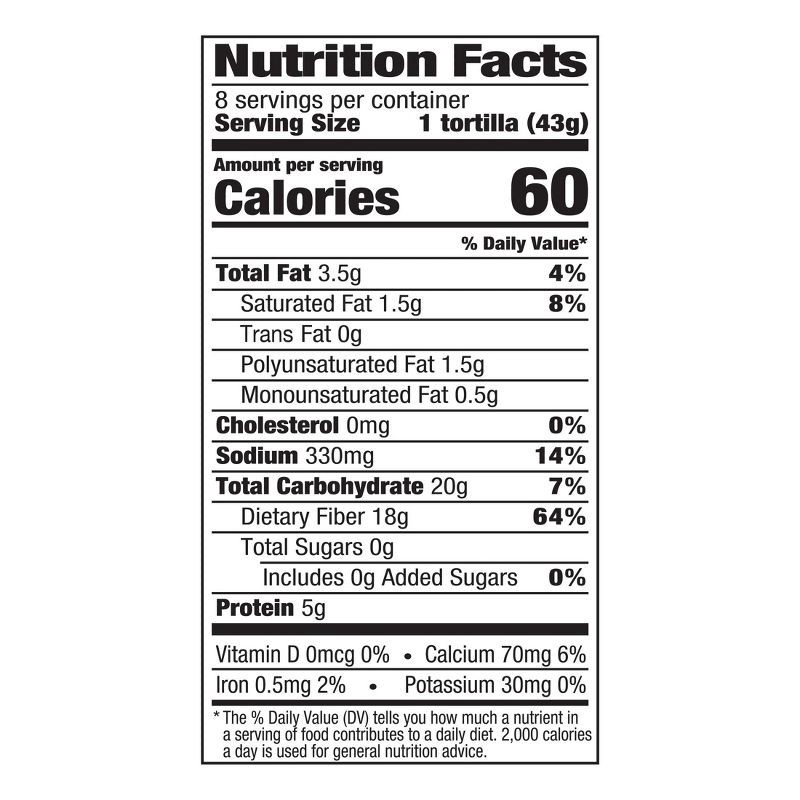 slide 7 of 8, Mission Taco Size Carb Balance Whole Wheat Tortillas - 12oz/8ct, 8 ct; 12 oz