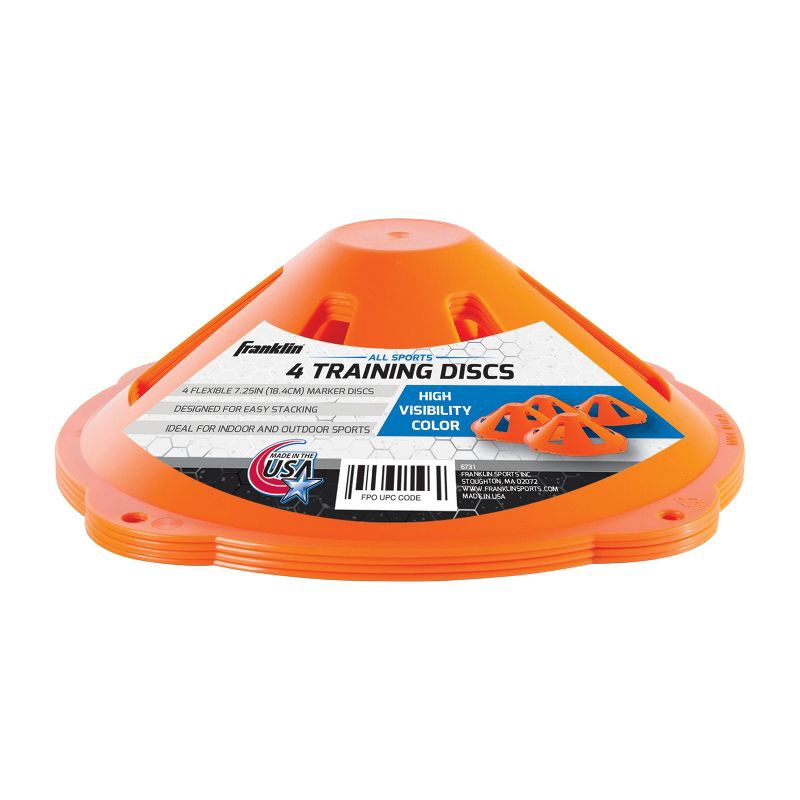 slide 9 of 9, Franklin Sports Franklin Training Discs: Polyethylene Sport Trainers for Soccer & Football, 1 ct