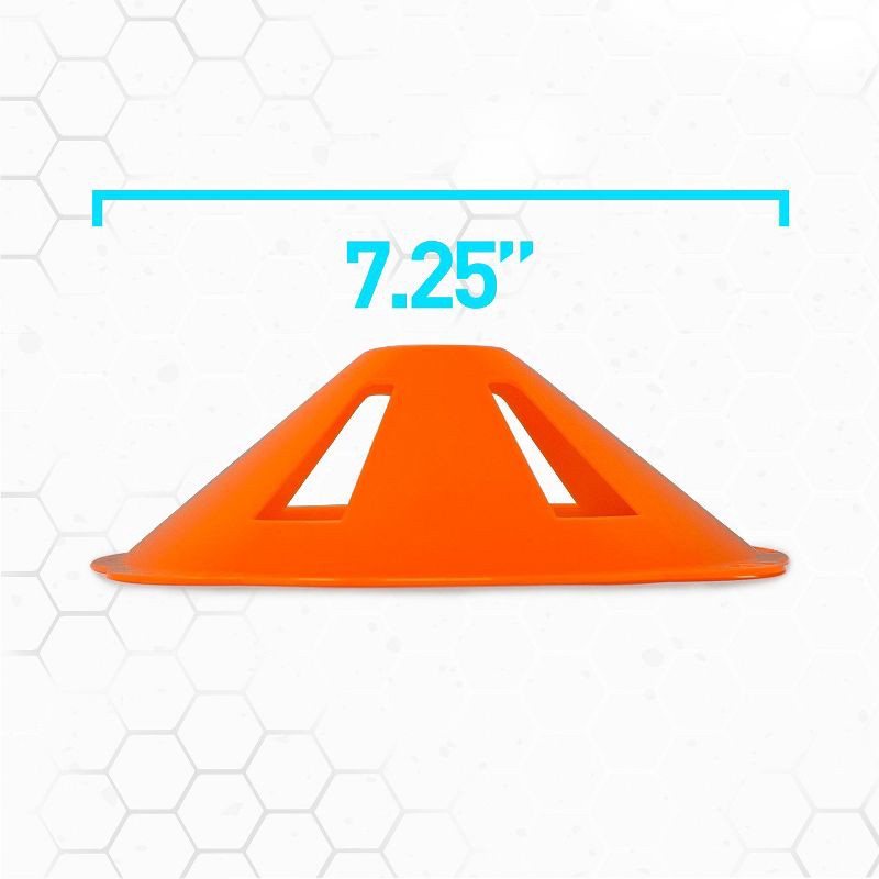 slide 2 of 9, Franklin Sports Franklin Training Discs: Polyethylene Sport Trainers for Soccer & Football, 1 ct