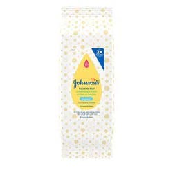 Johnson's Head-to-Toe Gentle Baby Cleansing Cloths, Hypoallergenic, Pre-Moistened Baby Bath Wipe - 15ct