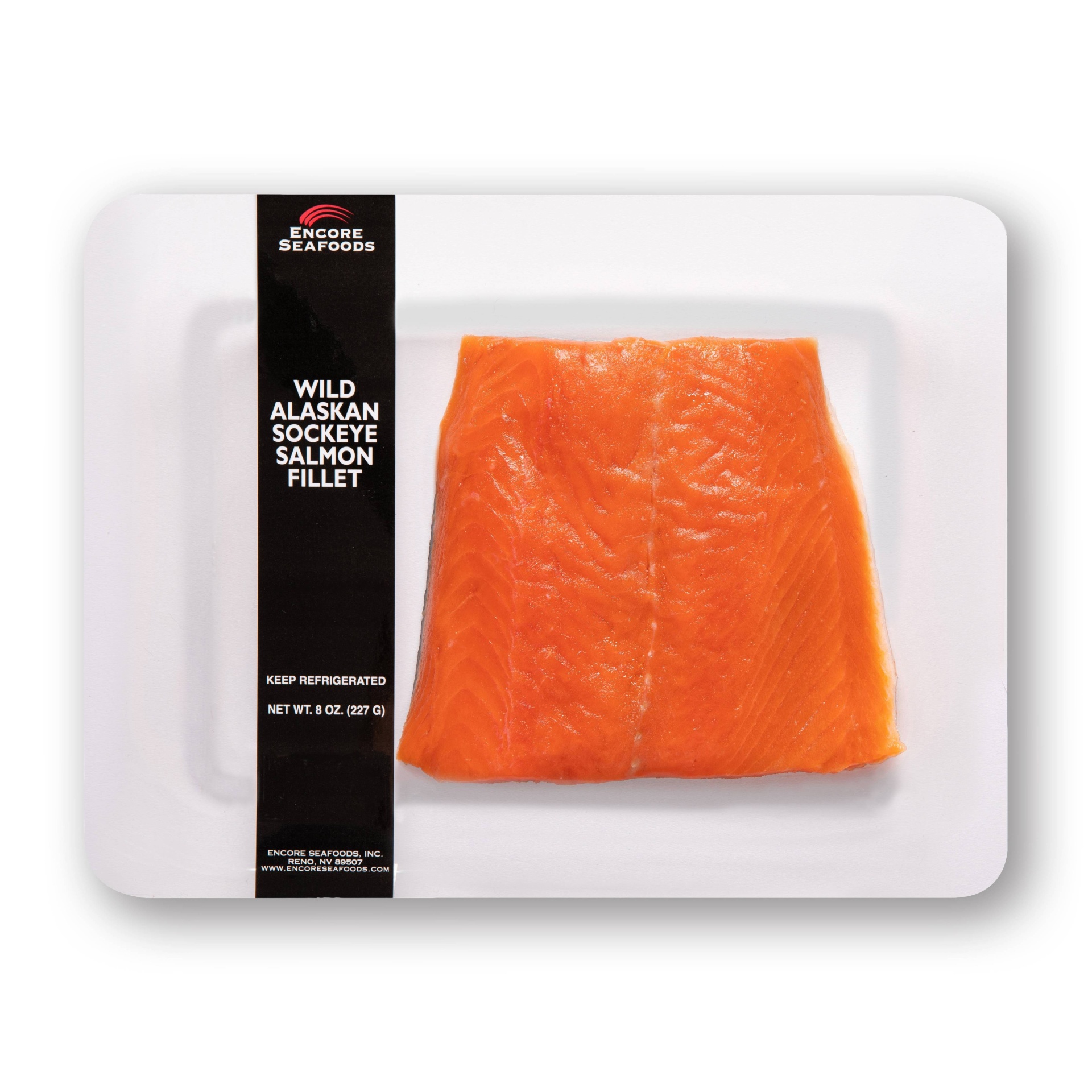 slide 1 of 3, Encore Seafoods Encore Foods Wild Alaskan Sockeye Salmon Fillet - 8oz, 8 oz