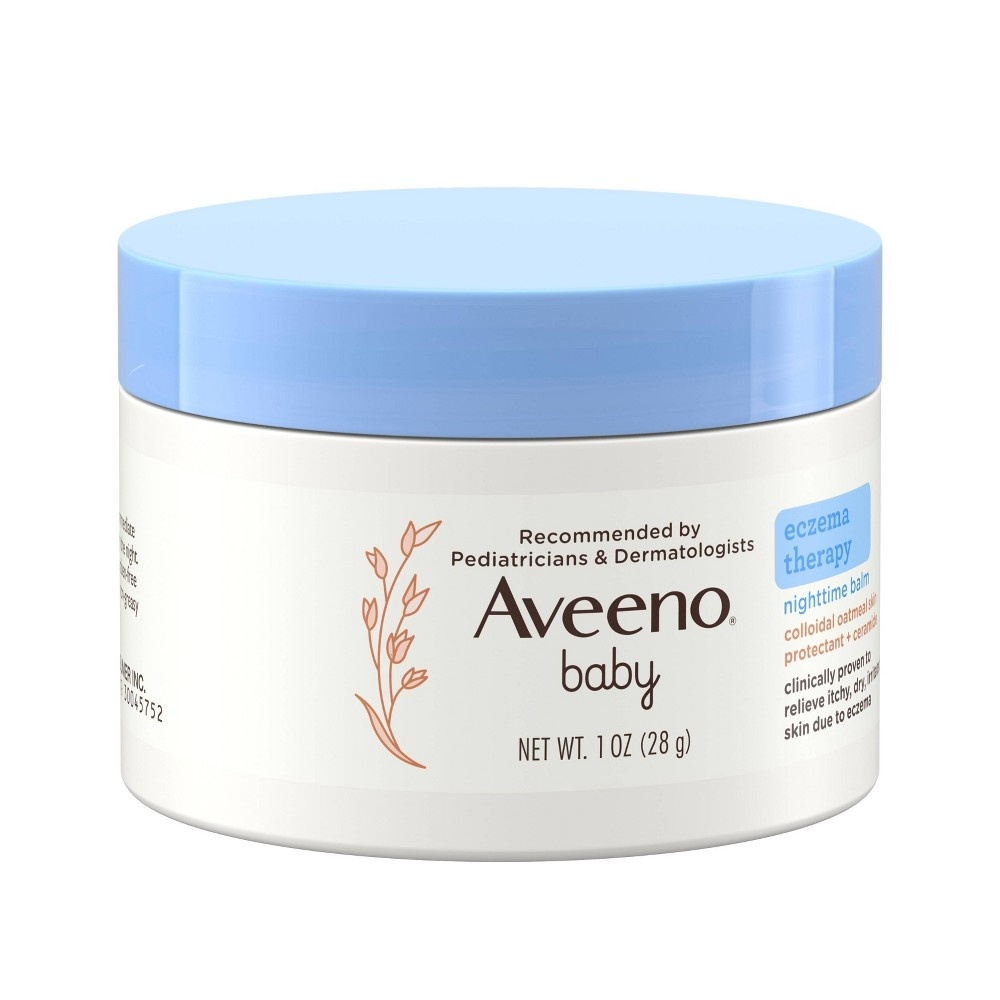 Aveeno Baby Eczema Therapy Nighttime Balm With Natural Oatmeal 1 Oz Shipt
