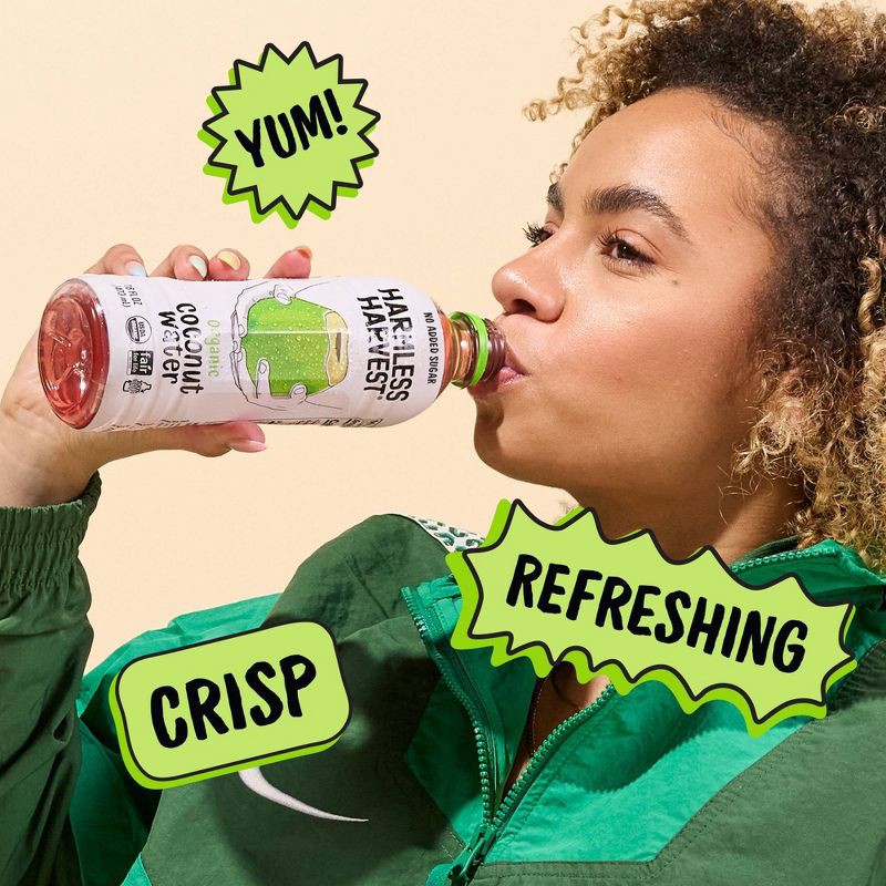 slide 5 of 7, Harmless Harvest Organic Coconut Water - 16 fl oz, 16 fl oz