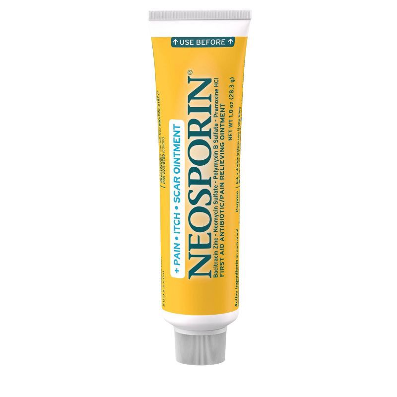 slide 2 of 6, Neosporin First Aid Antibiotic/Pain Relieving Ointment - 1oz, 1 oz