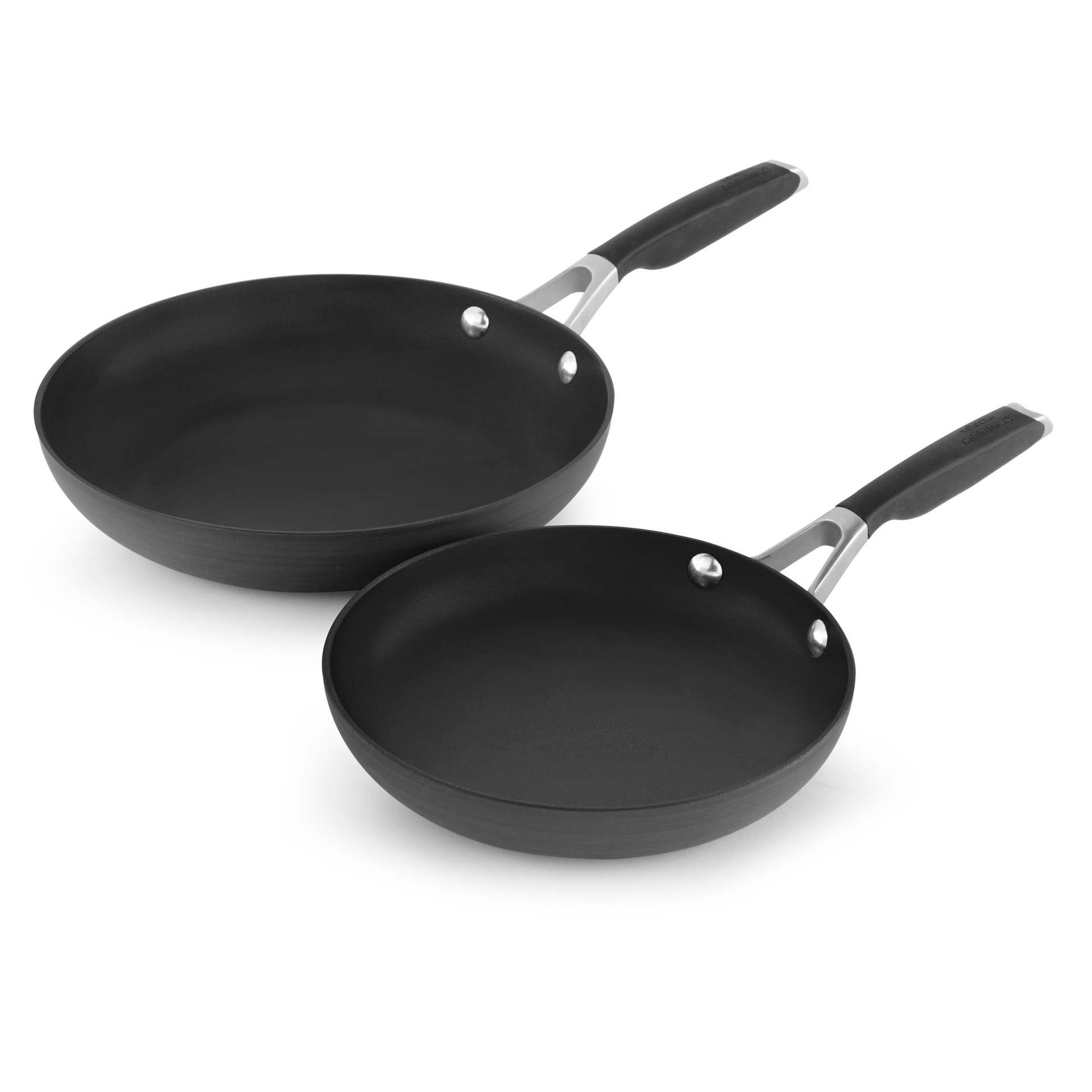 slide 1 of 5, Calphalon 8" and 10" Hard-Anodized Non-Stick Frying Pan Set, 1 ct