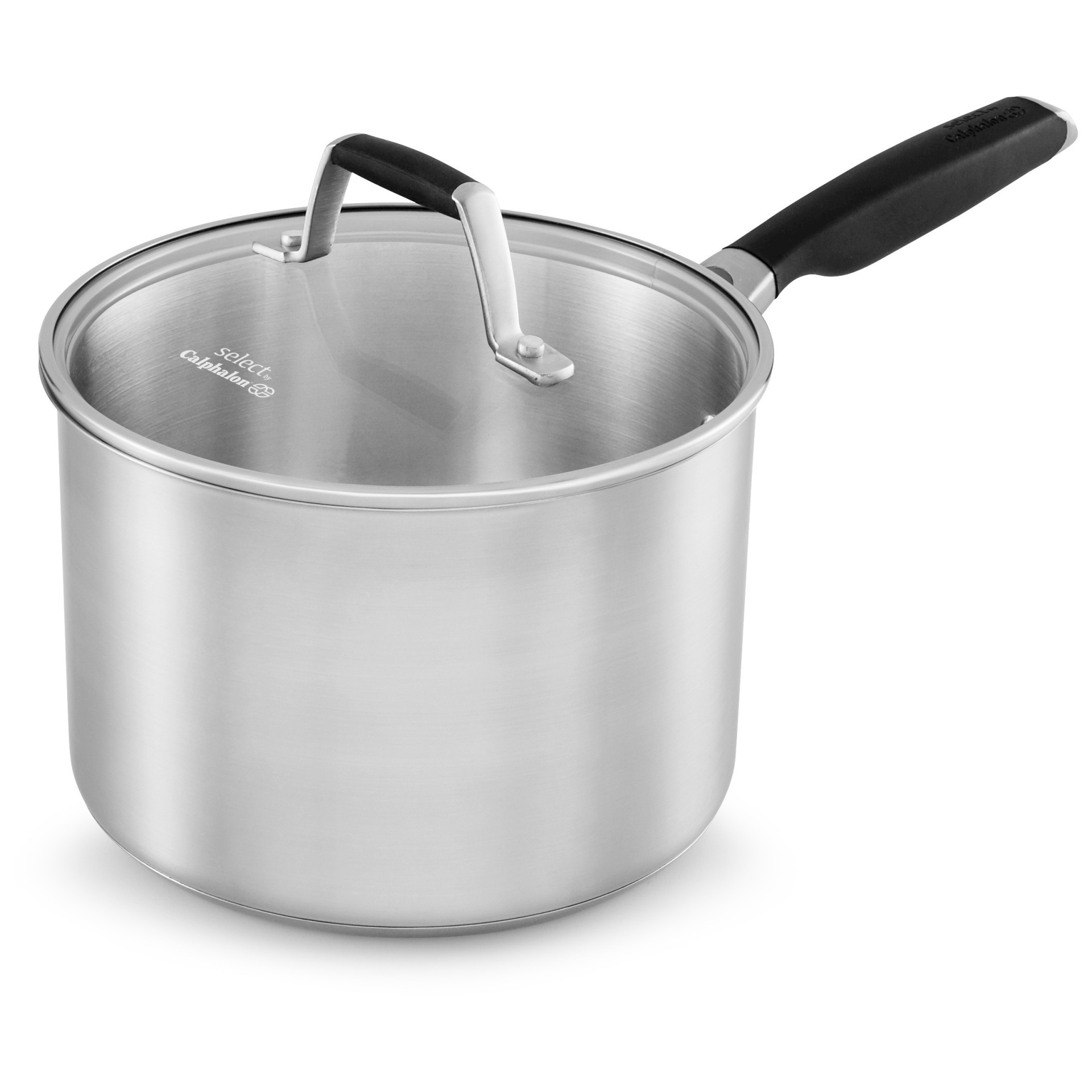 slide 1 of 5, Select by Calphalon Stainless Steel Saucepan, 2.5 qt