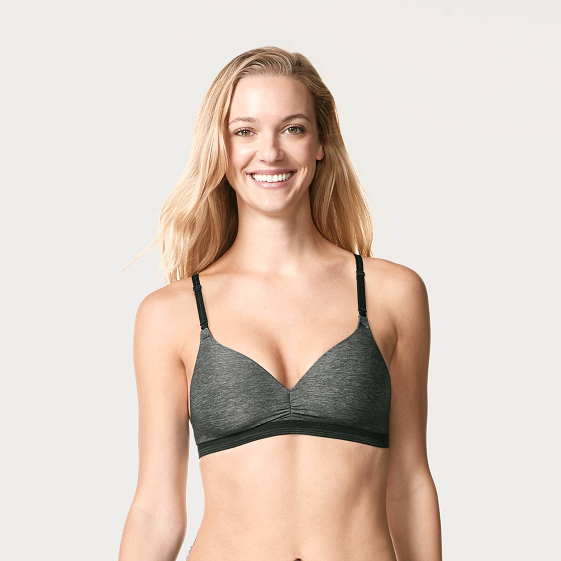 Simply Perfect by Warner's Women's Cooling Wire-Free Bra RM3281T - 36A Dark  Gray 1 ct