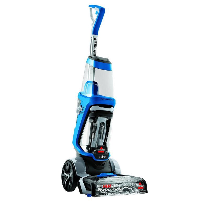 slide 3 of 8, BISSELL ProHeat 2X Revolution Pet Upright Carpet Cleaner Blue 15489: Electric Carpet Shampooer, Dual Brushes, 3-Year Warranty, 1 ct