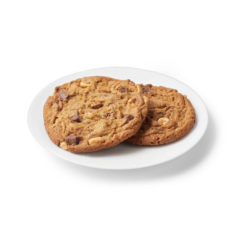 slide 2 of 3, Peanut Butter Chocolate Chunk Cookies - 6ct - Favorite Day™, 6 ct