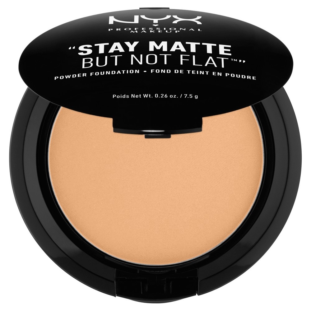 slide 2 of 3, NYX Professional Makeup Stay Matte But Not Flat Pressed Powder Foundation - Soft Beige - 0.26oz, 0.26 oz