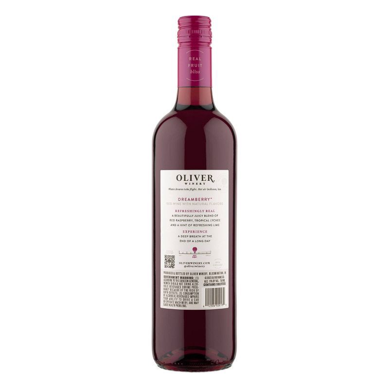 slide 4 of 4, Oliver Dreamberry Wine - 750ml Bottle, 750 ml