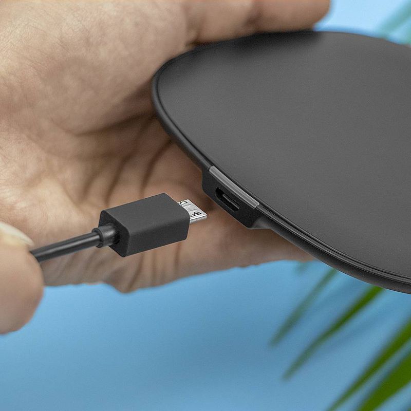 slide 5 of 7, Just Wireless 4' TPU Micro USB to USB-A Cable - Black, 1 ct