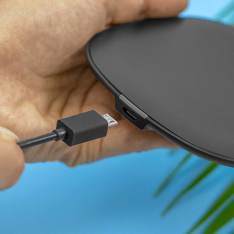 slide 6 of 7, Just Wireless 4' TPU Micro USB to USB-A Cable - Black, 1 ct