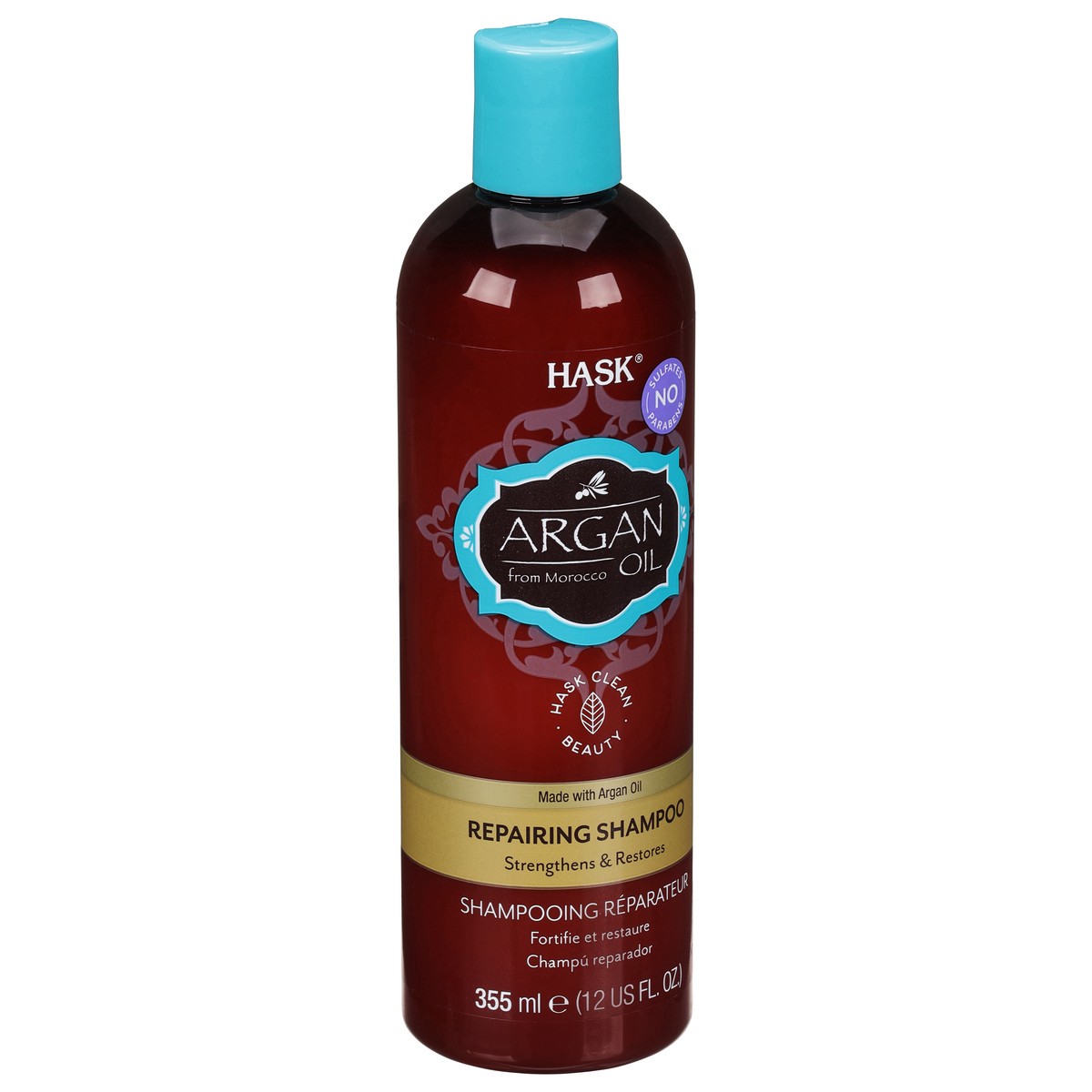 slide 8 of 9, Hask Argan Oil Repairing Shampoo 12 fl oz, 12 fl oz