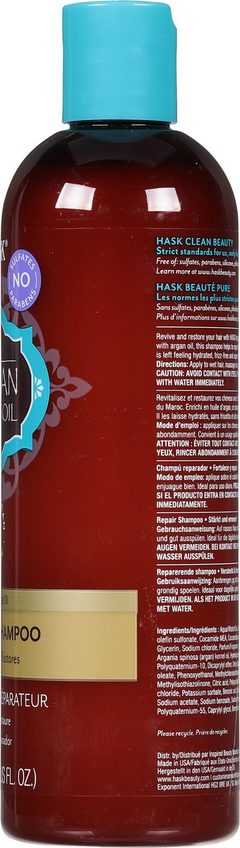 slide 8 of 9, Hask Argan Oil From Morocco Repairing Shampoo, 12 fl oz