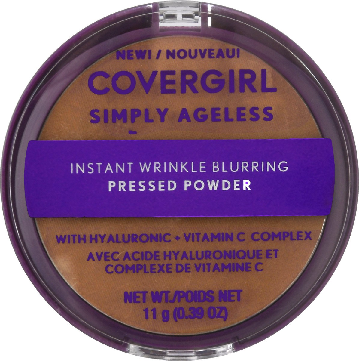 slide 10 of 11, CoverGirl Simply Ageless Pressed Powder, Soft Sable, 11 g