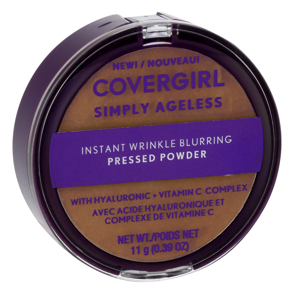 slide 8 of 11, CoverGirl Simply Ageless Pressed Powder, Soft Sable, 11 g