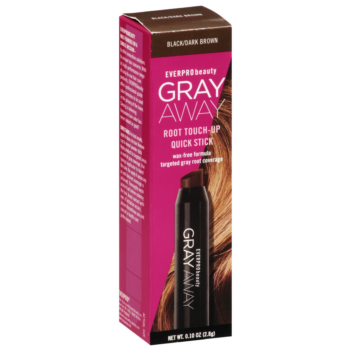 slide 11 of 13, Everpro Gray Away Root Touch-Up Quick Stick 0.10 oz, 0.1 oz