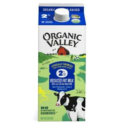 Organic Valley Organic 2% Reduced Fat Milk - 0.5gal
