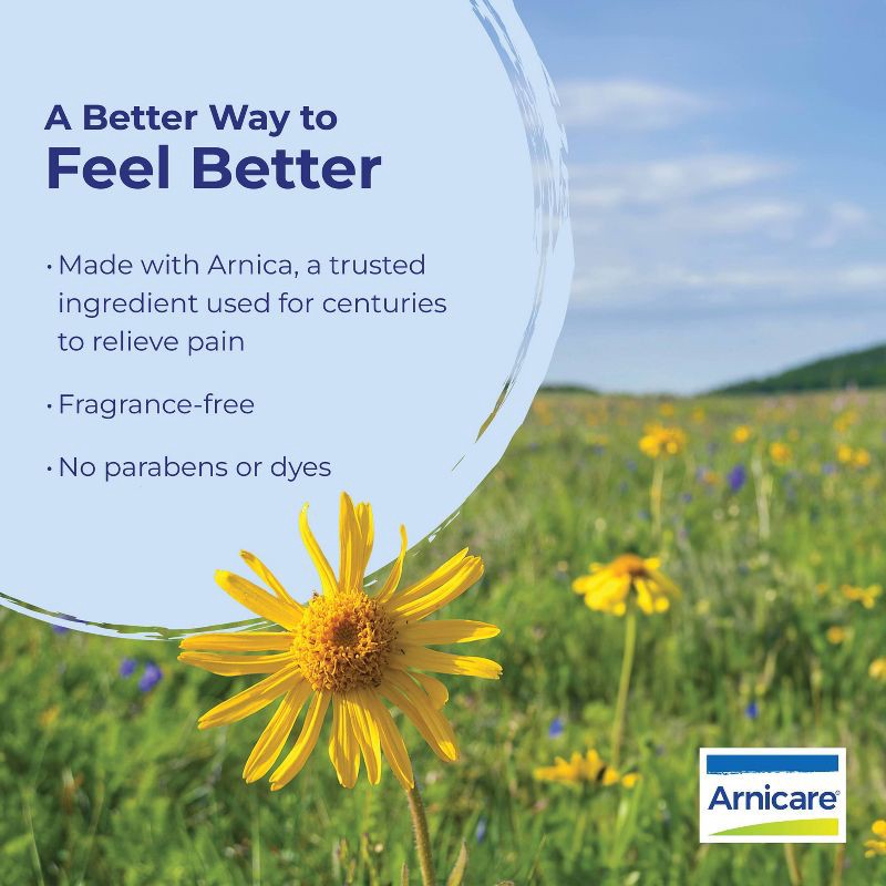 slide 4 of 5, Boiron Arnicare Cream for Soothing Relief for Joint Pain, Muscle Pain, Muscle Soreness and Swelling from Bruises or Injury Fast Absorbing - 2.5oz, 2.5 oz