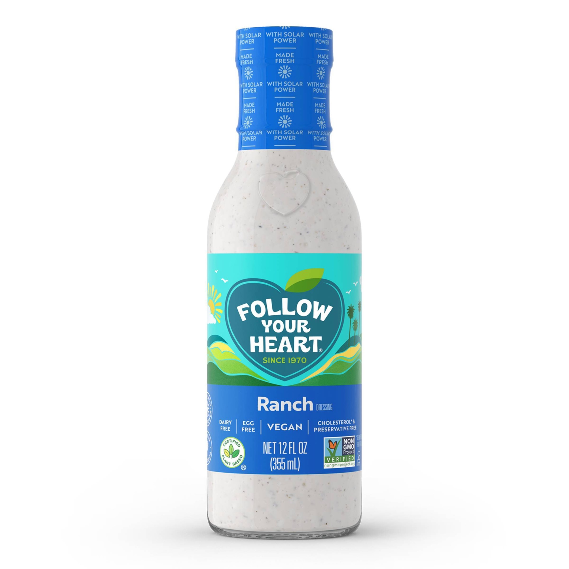 slide 1 of 4, Follow Your Heart Vegan Ranch Salad Dressing - 12oz, 12 oz