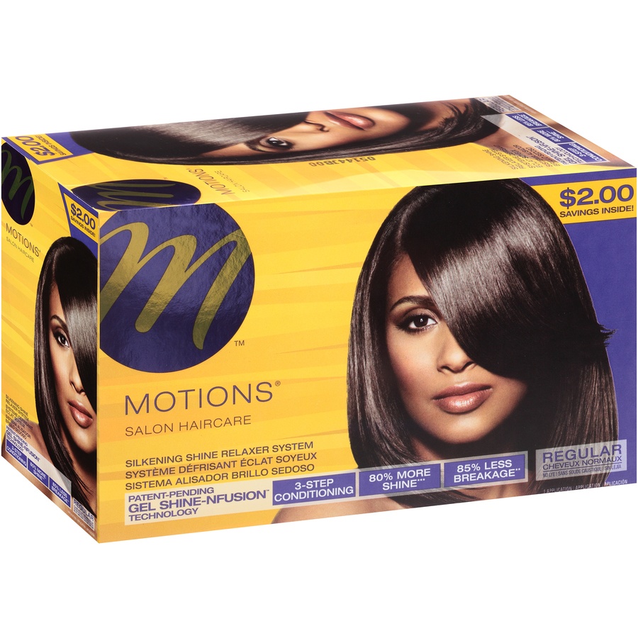 slide 2 of 6, Motions Relaxer System, Silkening Shine, Regular, 1 ct