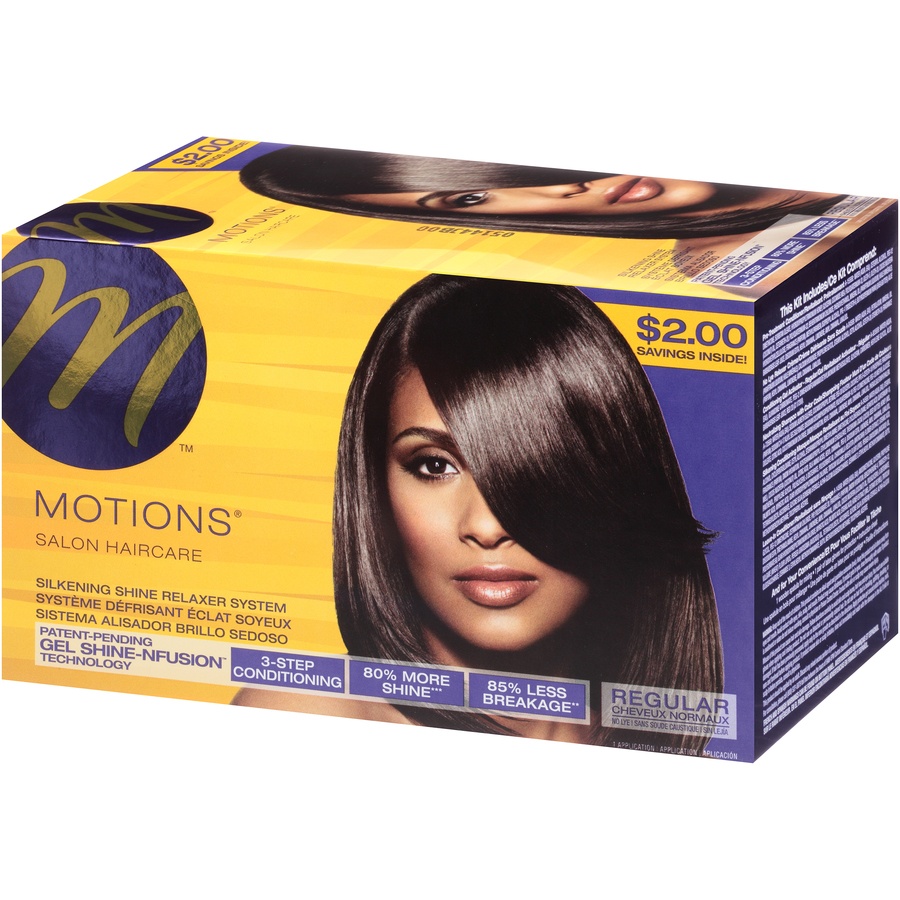 slide 3 of 6, Motions Relaxer System, Silkening Shine, Regular, 1 ct