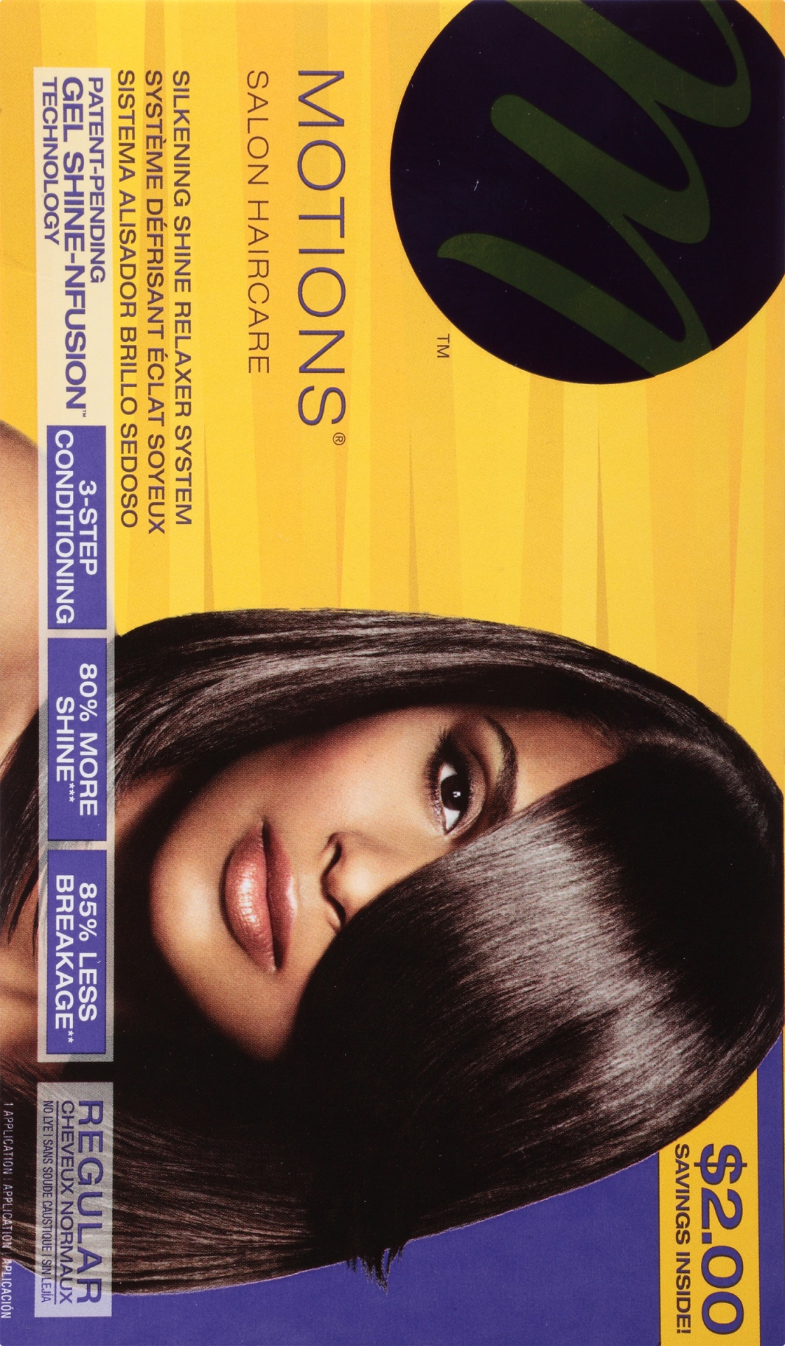 slide 4 of 6, Motions Relaxer System, Silkening Shine, Regular, 1 ct