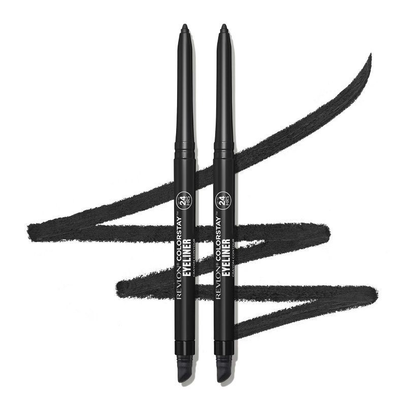 slide 2 of 8, Revlon Colorstay Waterproof Eyeliner with Built-in Smudger - 201 Black - 0.01oz/2ct, 0.01 oz, 2 ct