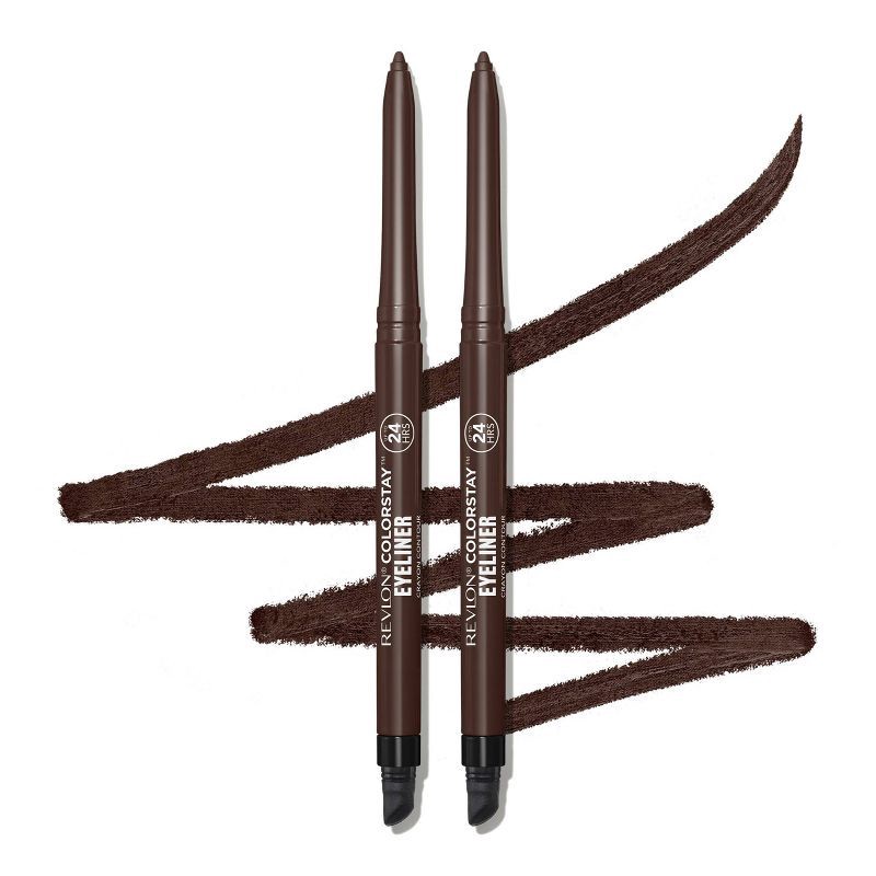slide 2 of 8, Revlon ColorStay Waterproof Eyeliner with Built-in Smudger - 202 Black Brown - 0.01oz/2ct, 0.01 oz, 2 ct