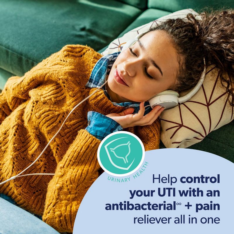 slide 8 of 9, AZO Urinary Tract Defense, Antibacterial Protection + UTI Pain Relief - 24ct, 24 ct