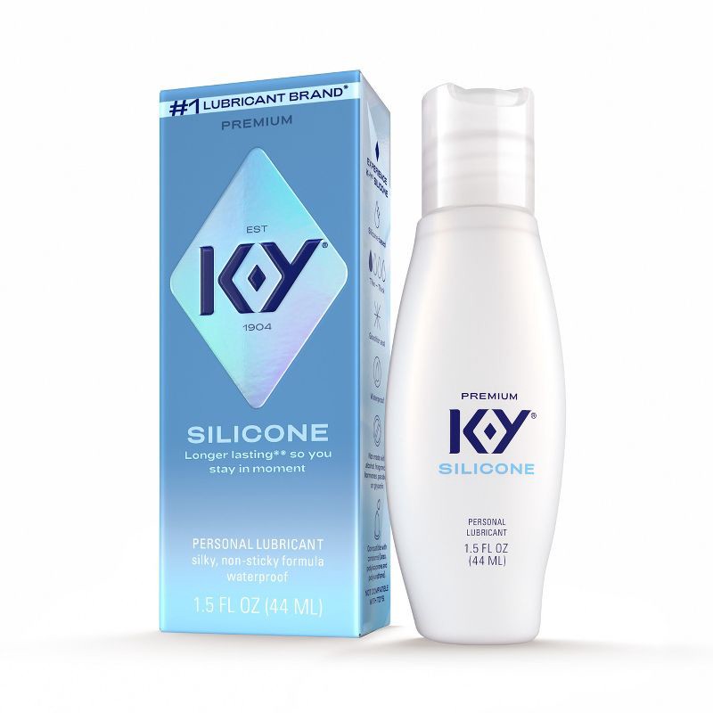 slide 1 of 11, K-Y Premium Silicone-Based Personal Lubricant - 1.5oz, 1.5 oz