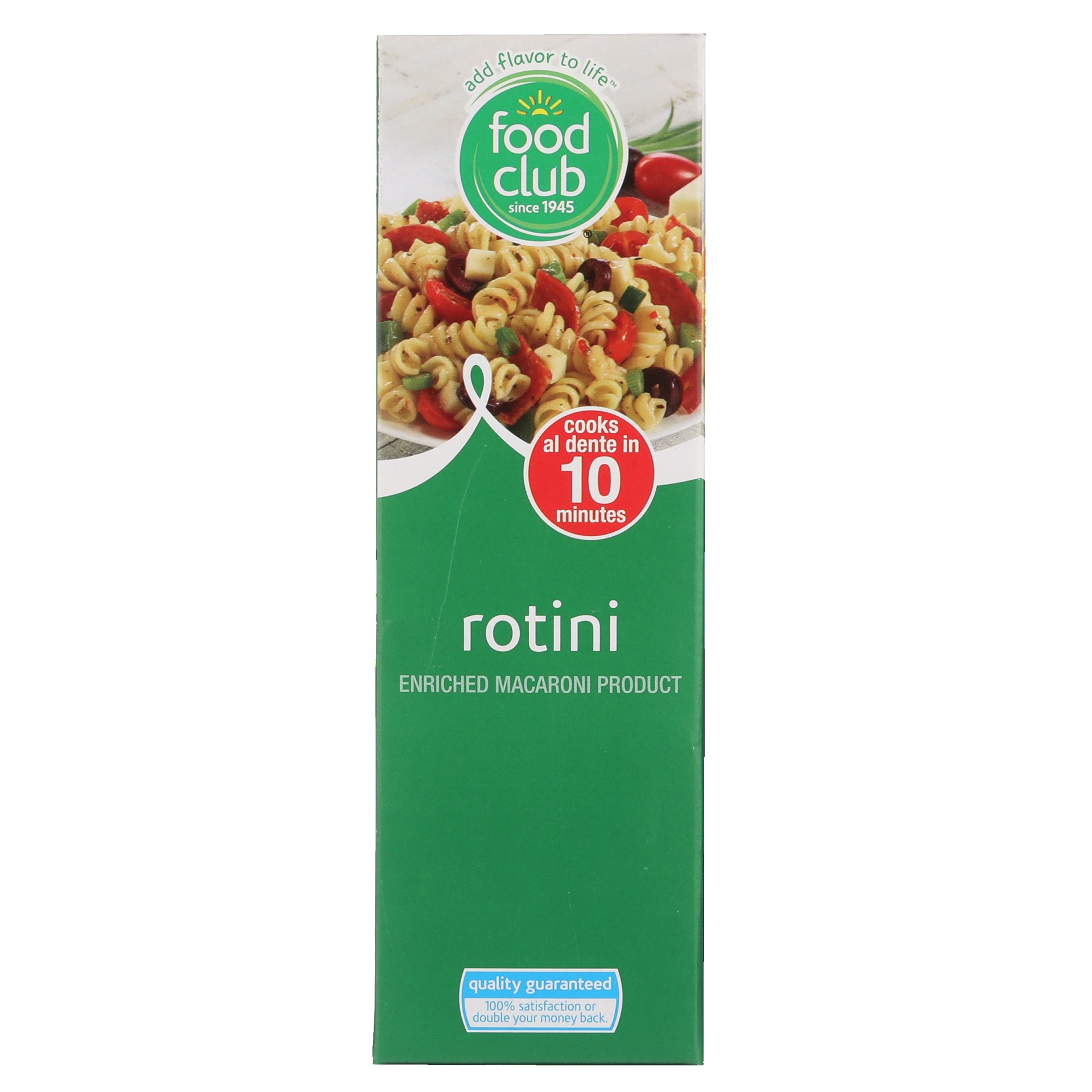 slide 3 of 6, Food Club Rotini, 16 oz