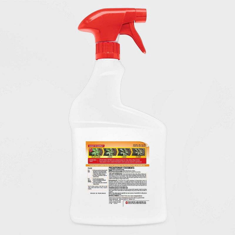 slide 2 of 5, 32 fl oz Ready-to-Use Weed & Grass Killer - Spectracide: Eliminates Dandelions, Patio & Lawn Herbicide, 1500 sq ft Coverage, 32 fl oz, 1500 sq ft