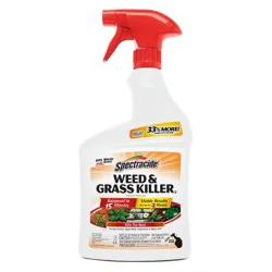 32 fl oz Ready-to-Use Weed & Grass Killer - Spectracide: Eliminates Dandelions, Patio & Lawn Herbicide, 1500 sq ft Coverage