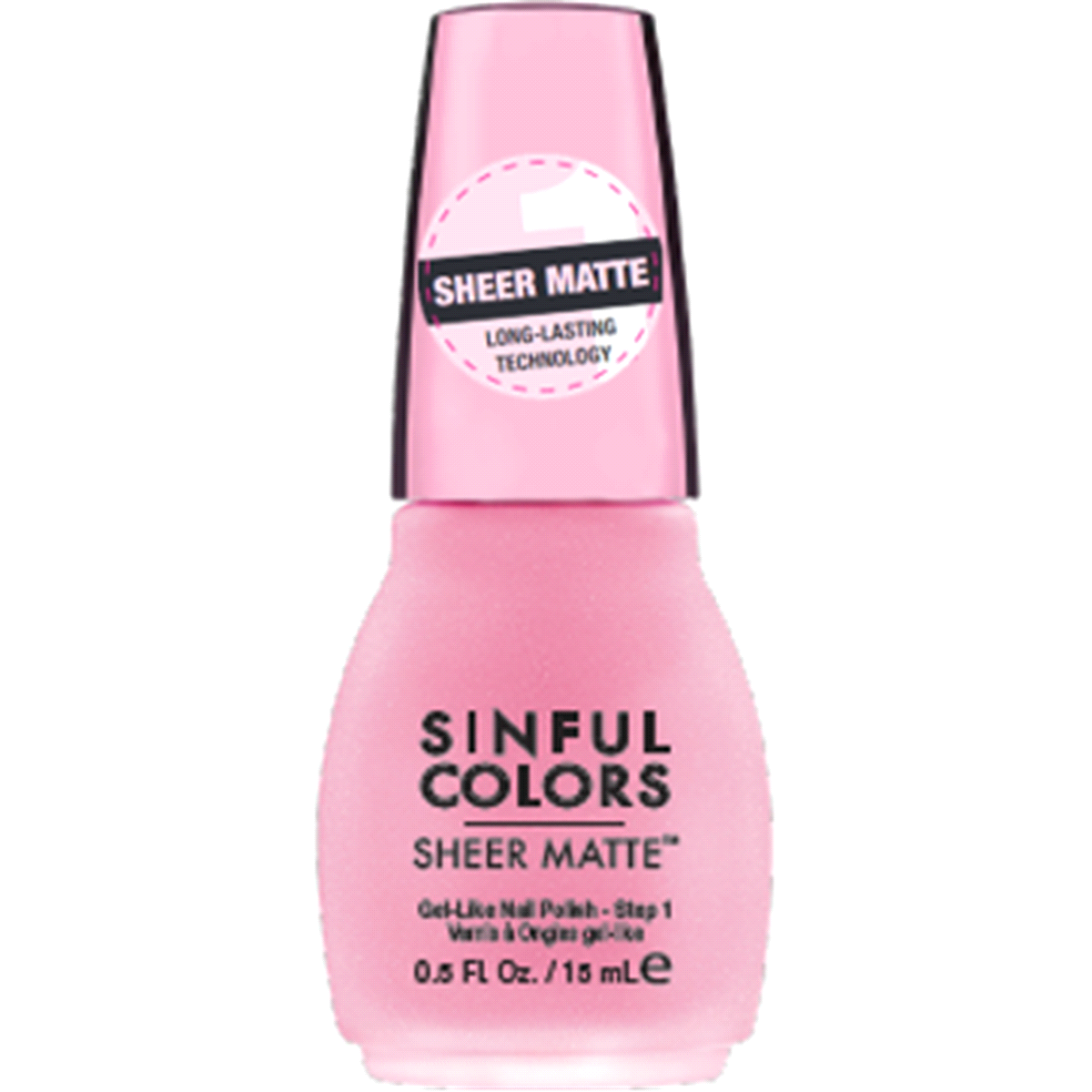 Sinful Colors Sheer Matte Nail Polish Hot Pink  oz | Shipt