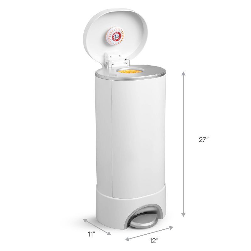 slide 8 of 8, Munchkin STEP Diaper Pail, Powered by Arm & Hammer, 1 ct