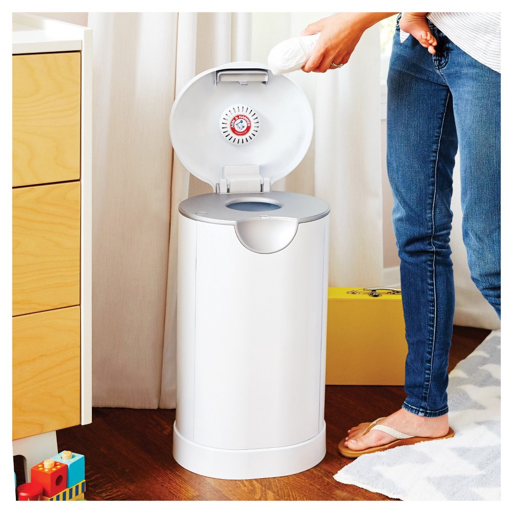 Munchkin PAIL Diaper Pail, Powered by Arm & Hammer 1 ct Shipt