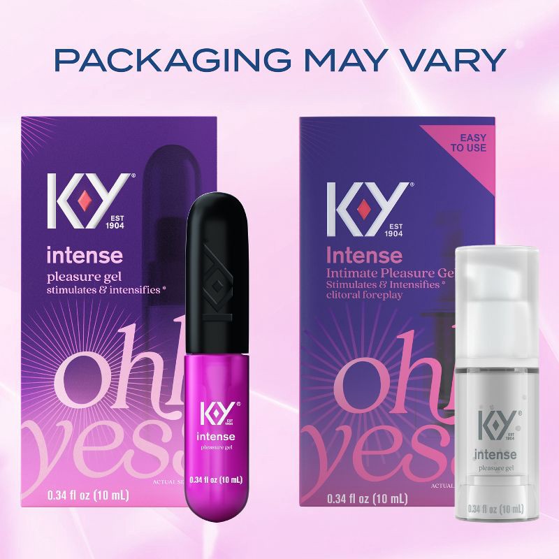 slide 7 of 11, K-Y Intense Pleasure Gel Stimulates & Intensifies - 0.34oz, 0.34 oz